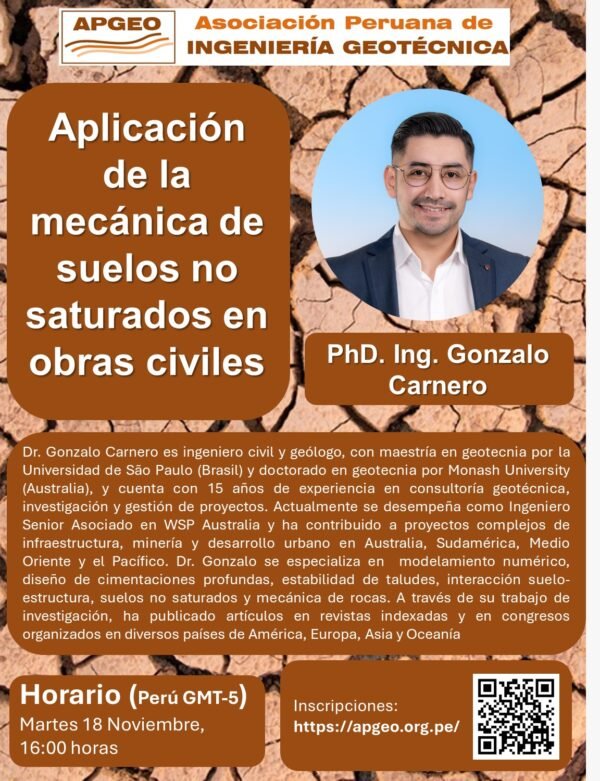CHARLA - Aplicación de la mecánica de suelos no saturados en obras civiles