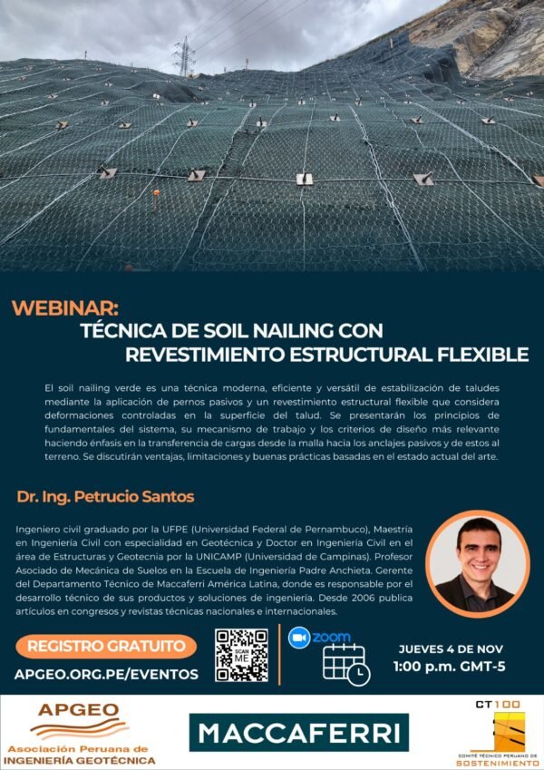 CHARLA - Técnica de Soil Nailing con revestimiento estructural flexible