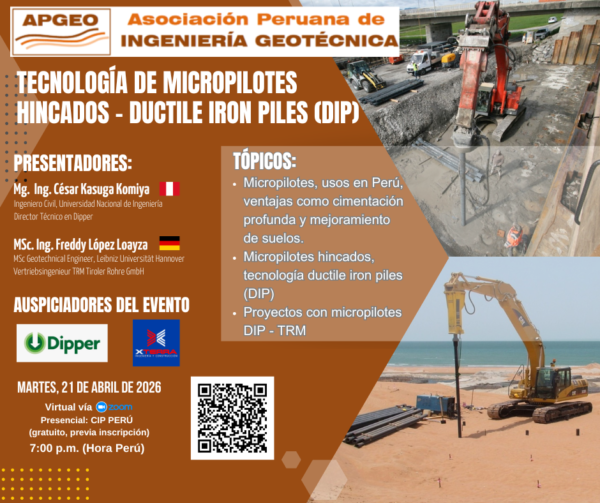 TECNOLOGÍA DE MICROPILOTES HINCADOS - DUCTILE IRON PILES (DIP)
