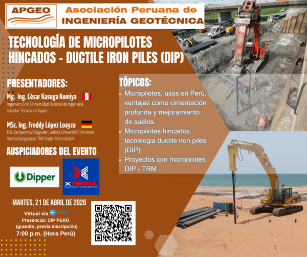TECNOLOGÍA DE MICROPILOTES HINCADOS - DUCTILE IRON PILES (DIP)