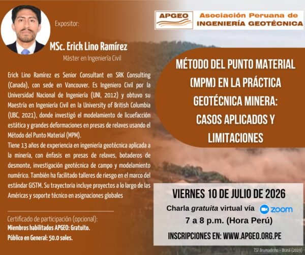 Método del Punto Material (MPM) en la práctica geotécnica minera